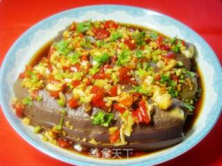 【湘菜】--剁椒蒸茄子的做法步骤：10