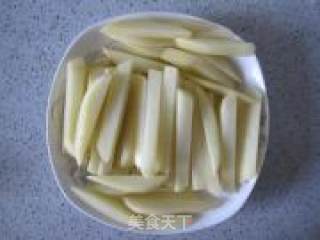 大爱——自制炸薯条的做法步骤：2