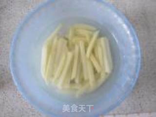 大爱——自制炸薯条的做法步骤：3