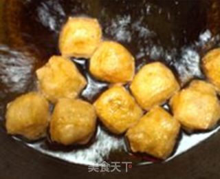 油炸油豆腐的做法步骤：3