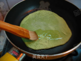 看不到葱的香葱饼【葱汁饼】的做法步骤：7