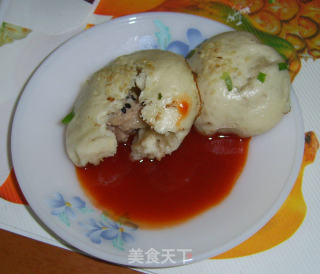 倒着煎的生煎包的做法步骤：15