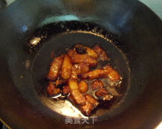 【徽菜】————徽菜中下饭菜NO.1，咸菜烧肉的做法步骤：7