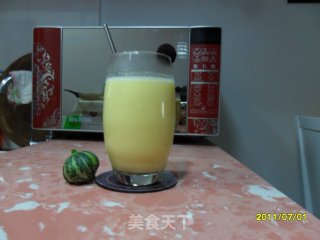 粗粮早餐－－鲜榨玉米汁&红薯刀切的做法步骤：8