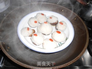 鱼茸香菇盒的做法步骤：9