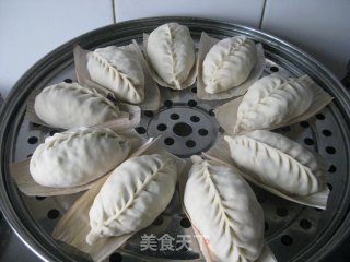 凉水面菜豆包子的做法步骤：12