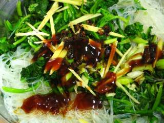 菠菜拌粉丝的做法步骤：6