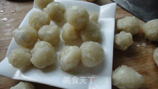 [徽菜]皖山特色---山粉圆子烧肉的做法步骤：5