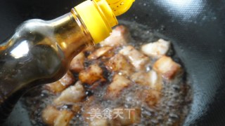 [徽菜]皖山特色---山粉圆子烧肉的做法步骤：9