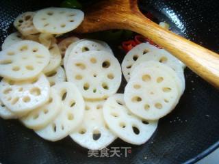 【徽菜】--莲子炒莲藕片的做法步骤：11