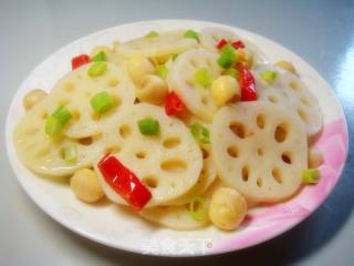 【徽菜】--莲子炒莲藕片的做法步骤：16