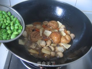 【徽菜】葱油草菇的做法步骤：10