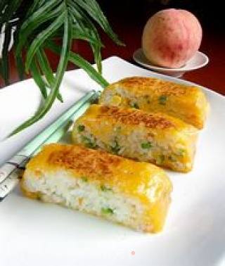 花样米饭（三）—胡萝卜米饭饼的做法步骤：17