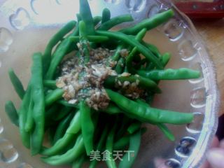 蒜泥拌豆角的做法步骤：5