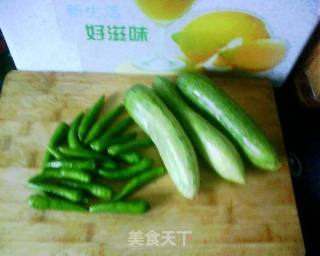 小咸菜的做法步骤：1
