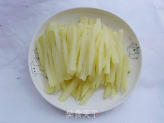 自制炸薯条的做法步骤：4