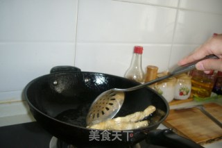 第一次尝试做炸香蕉糖果的做法步骤：8