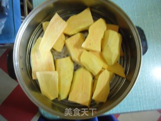 红薯糕的做法步骤：2
