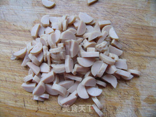 葱香茄汁炒饭的做法步骤：2
