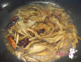 【徽菜】————山笋烧肉片的做法步骤：8