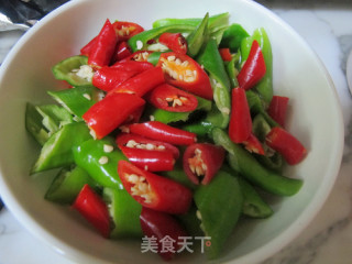 酒糟空心菜梗的做法步骤：2
