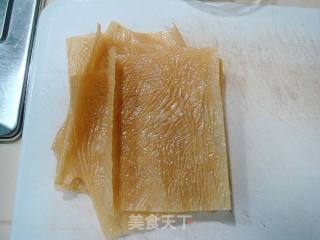 【徽菜】――“三鲜豆皮卷”的做法步骤：4