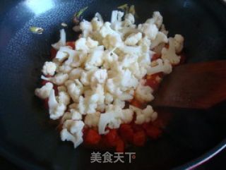 番茄烩菜花的做法步骤：6
