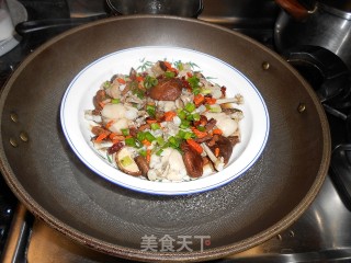 香菇田鸡的做法步骤：12
