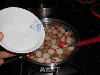 鱼肚海鲜羹的做法步骤：8