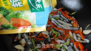 [徽菜]辣椒炒臭干子的做法步骤：13