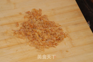 潮汕名小菜-----虾仁菜脯的做法步骤：3