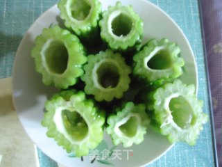 DIY素酿苦瓜的做法步骤：3