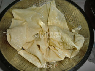 【徽菜】下酒小凉菜——凉拌鸡汁腐衣的做法步骤：4