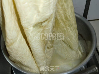 【徽菜】下酒小凉菜——凉拌鸡汁腐衣的做法步骤：5