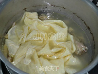 【徽菜】下酒小凉菜——凉拌鸡汁腐衣的做法步骤：6