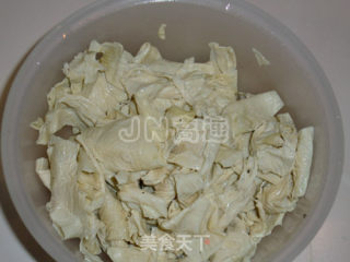 【徽菜】下酒小凉菜——凉拌鸡汁腐衣的做法步骤：7