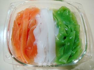 消暑美食“三色粉皮”的做法步骤：7