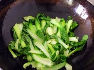 【浙菜】香菇青菜的做法步骤：6