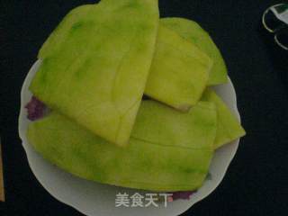 清爽西瓜皮水晶蒸饺的做法步骤：1