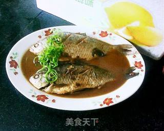 葱烧鲫鱼的做法步骤：9