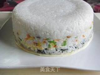 花样米饭（七）—浪漫七夕—多味寿司蛋糕的做法步骤：18
