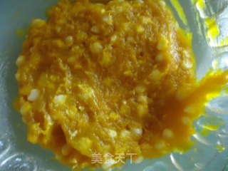 自制倭瓜玉米粥的做法步骤：5