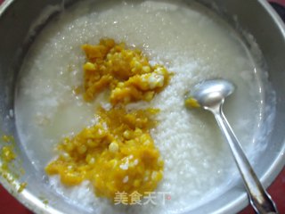 自制倭瓜玉米粥的做法步骤：8