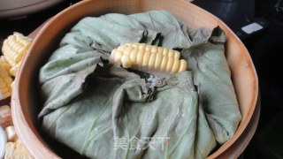 荷香玉米蒸排骨的做法步骤：14