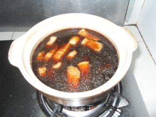 五花肉焖干豆角的做法步骤：4
