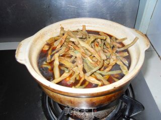 五花肉焖干豆角的做法步骤：5