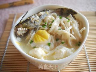 黄颡鱼汤面的做法步骤：8