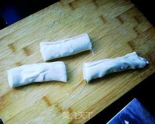 锅烤葱油饼的做法步骤：7