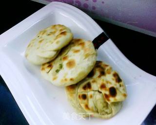 锅烤葱油饼的做法步骤：12