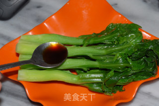 白灼芥兰的做法步骤：7